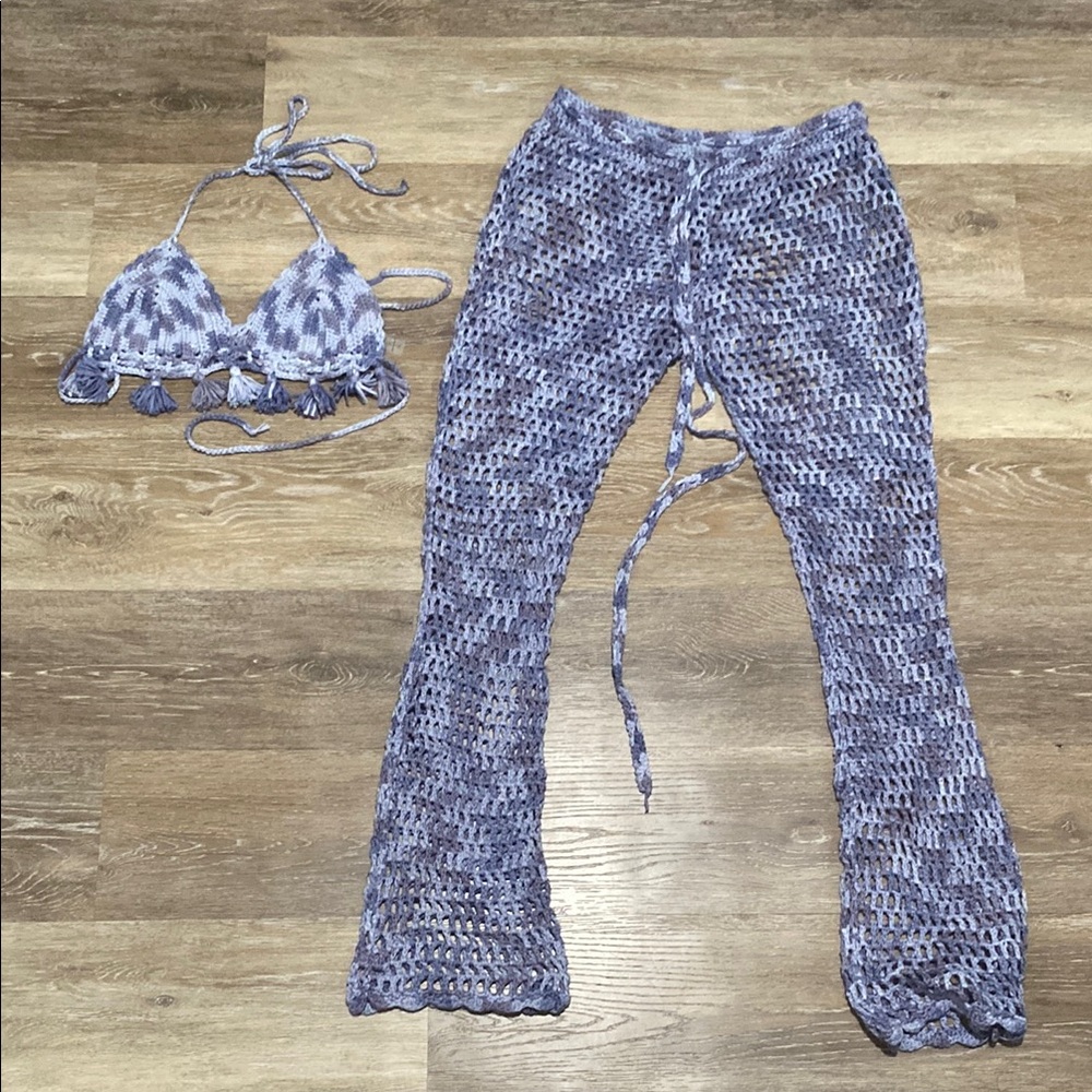 Crochet beach set